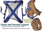 shoulder strap for game reel support. Harnes  belt