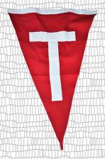 big game Tag flag  Size : Height: 31cm/12in x Width: 44cm/17in
