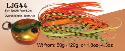 Osprey dropper lead jigs. Lead jigs with silicone skirts
