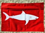 Marko shark capture flag  Size : Height: 31cm/12in x Width: 44cm/17in