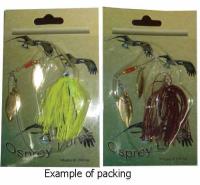 Osprey Spinnerbaits. Spinnerbaits with oval or triangle spinners.