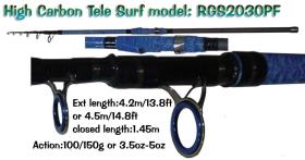 Osprey Telescopic Surf rod. Telescopic surf rods from 10 to 14ft.